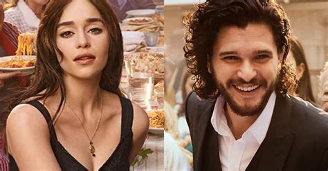 kit and emilia dolce gabbana|Emilia Clarke and Kit Harington Frolic in the Streets of  .